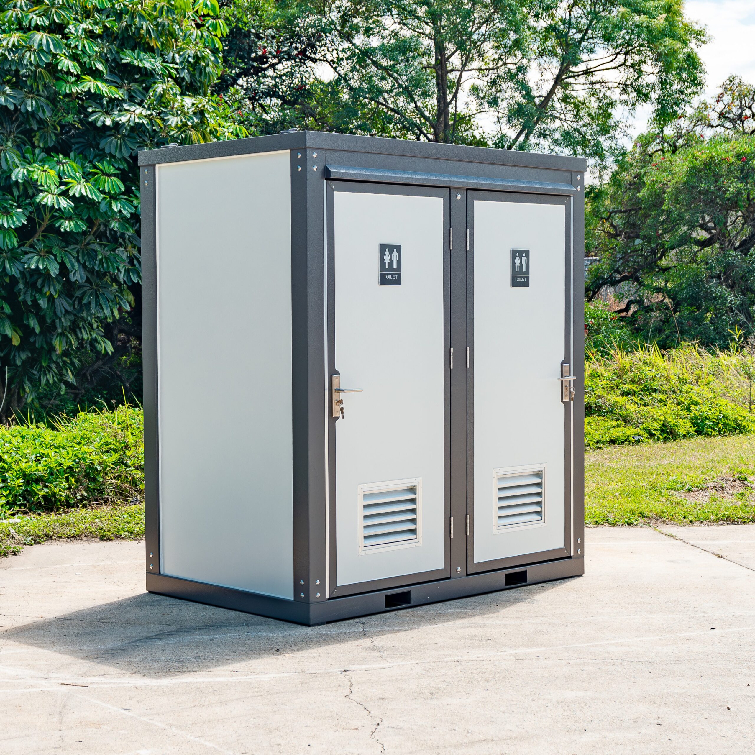 Portable Double Toilet - Container Domes & Shelters