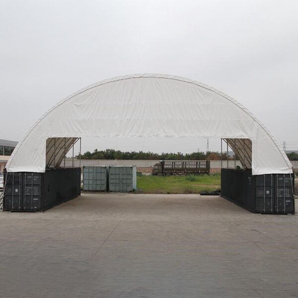 60 x 40 Container Shelter Front